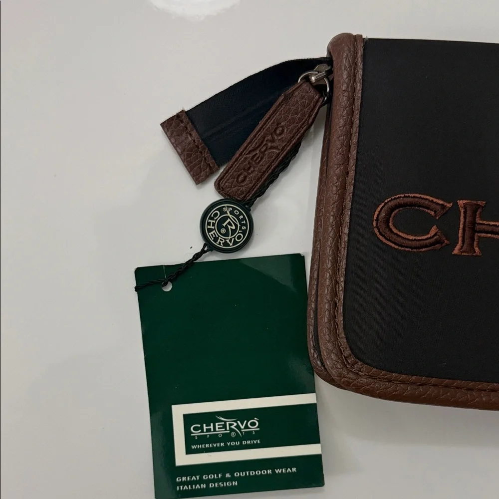 CHERVO Black and Brown Men's Wallet
